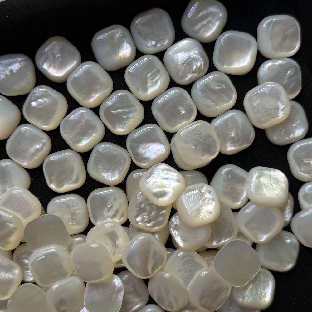 White butterfly shell for jewelry making