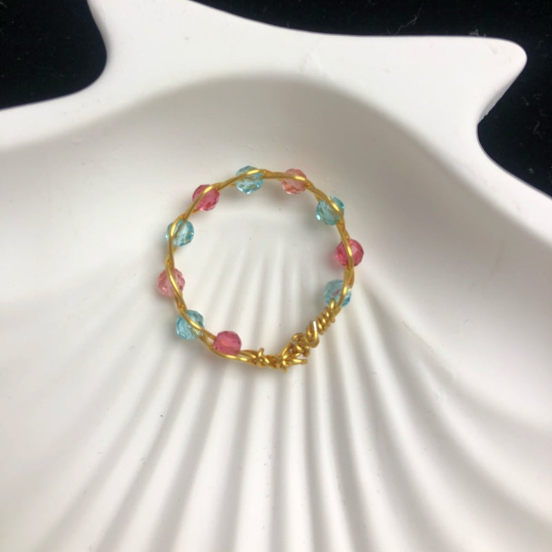 Handmad beaded ring