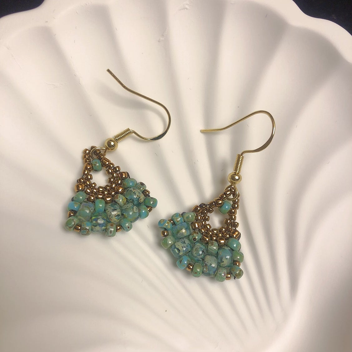 Handmade beaded earrings