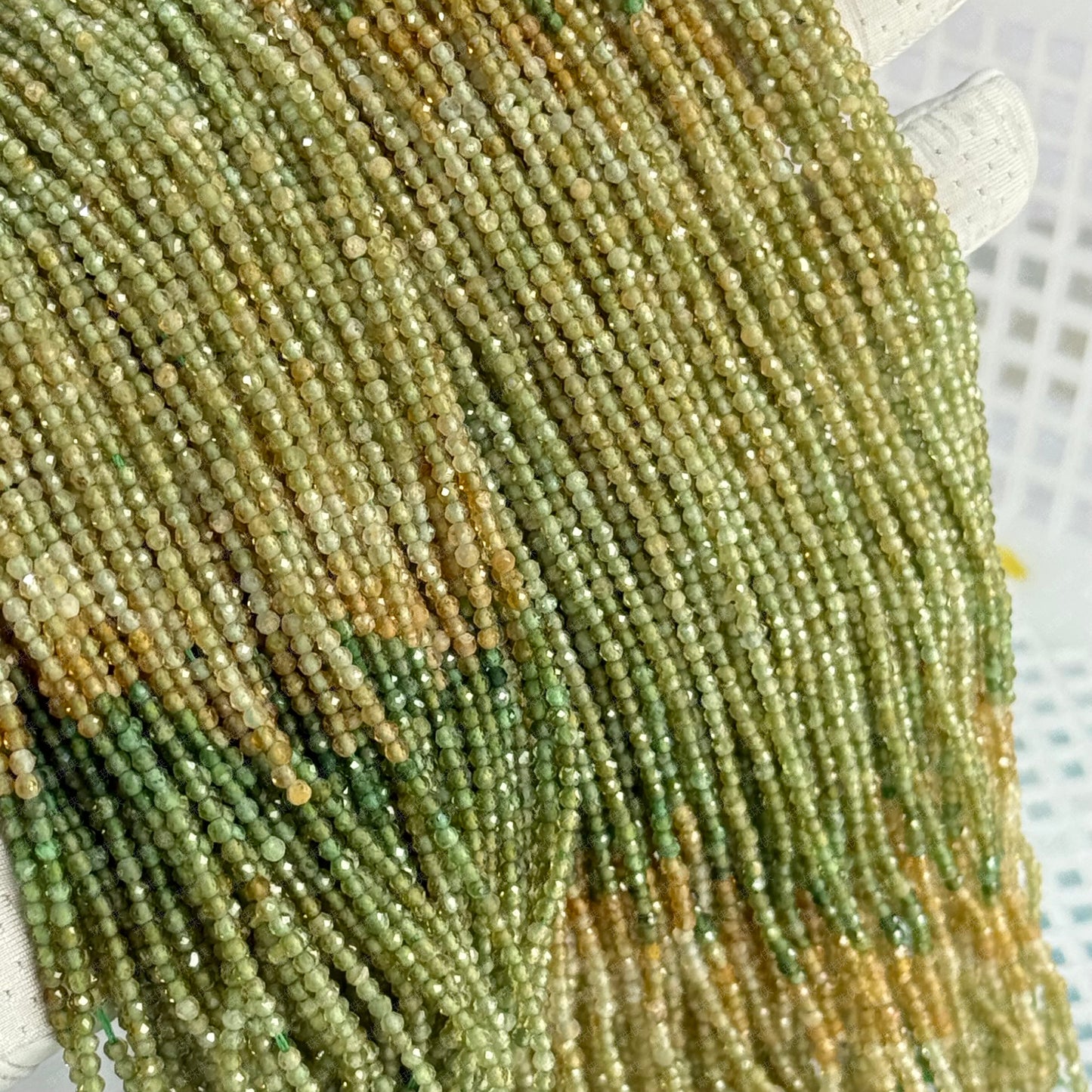 Natural stone tourmaline beads round faceted tourmaline beads for shuttle tatting jewelry making 38cm/strand