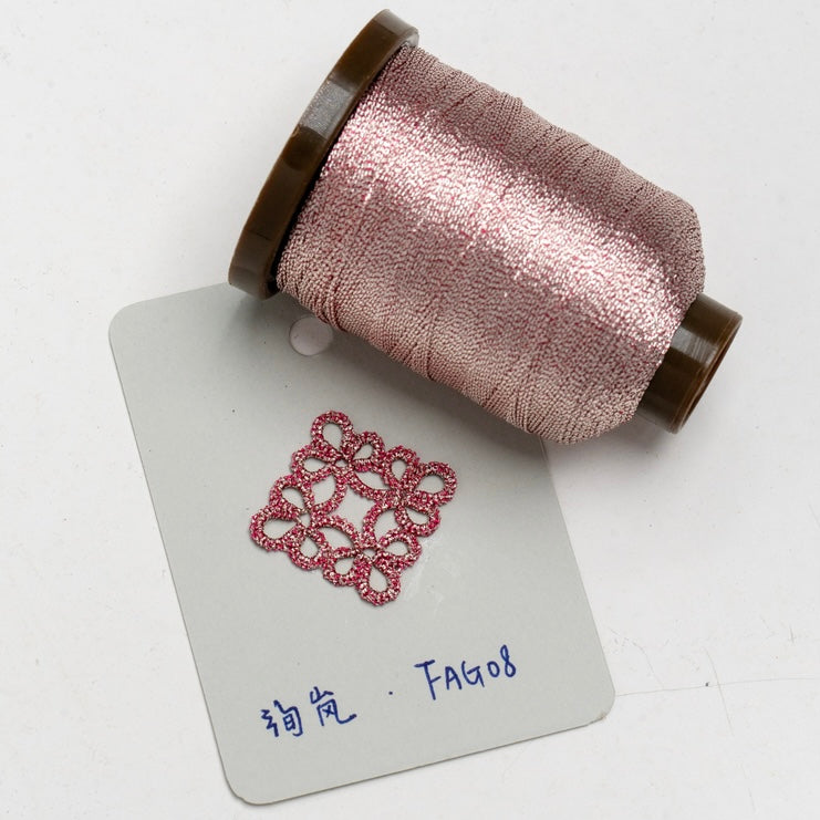 3-ply 200M metallic thread for shuttle tatting string yarn for jewelry making