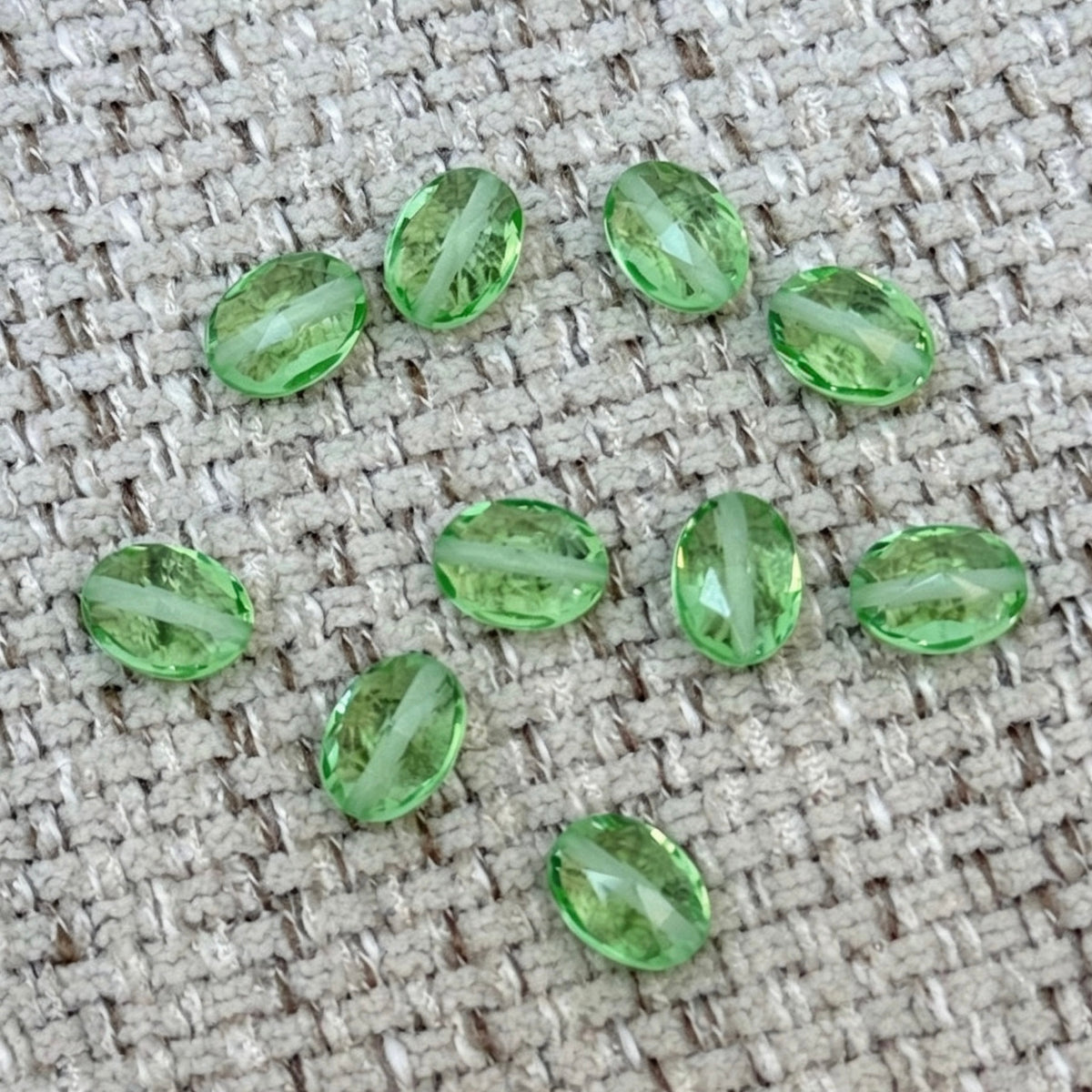 10pcs 6*8mm glass beads for jewelry making