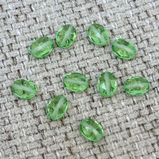 10pcs 6*8mm glass beads for jewelry making