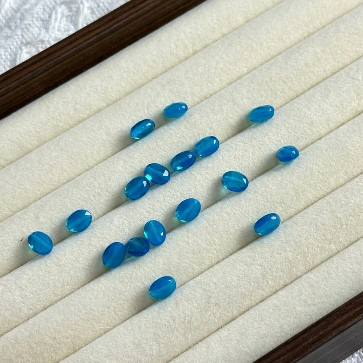 10pcs 6*8mm glass beads for jewelry making