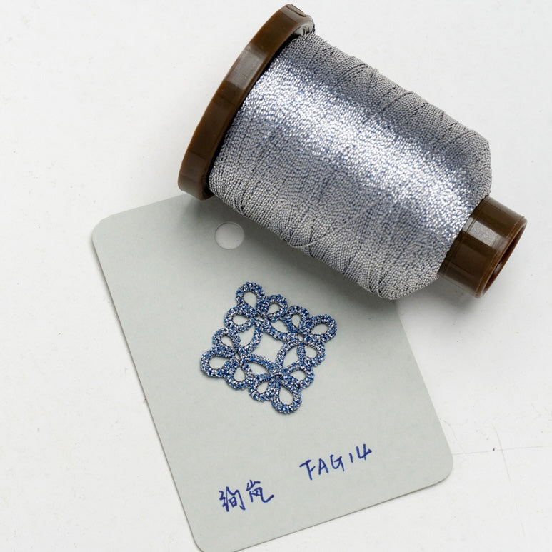 3-ply 200M metallic thread for shuttle tatting string yarn for jewelry making