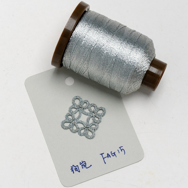 3-ply 200M metallic thread for shuttle tatting string yarn for jewelry making