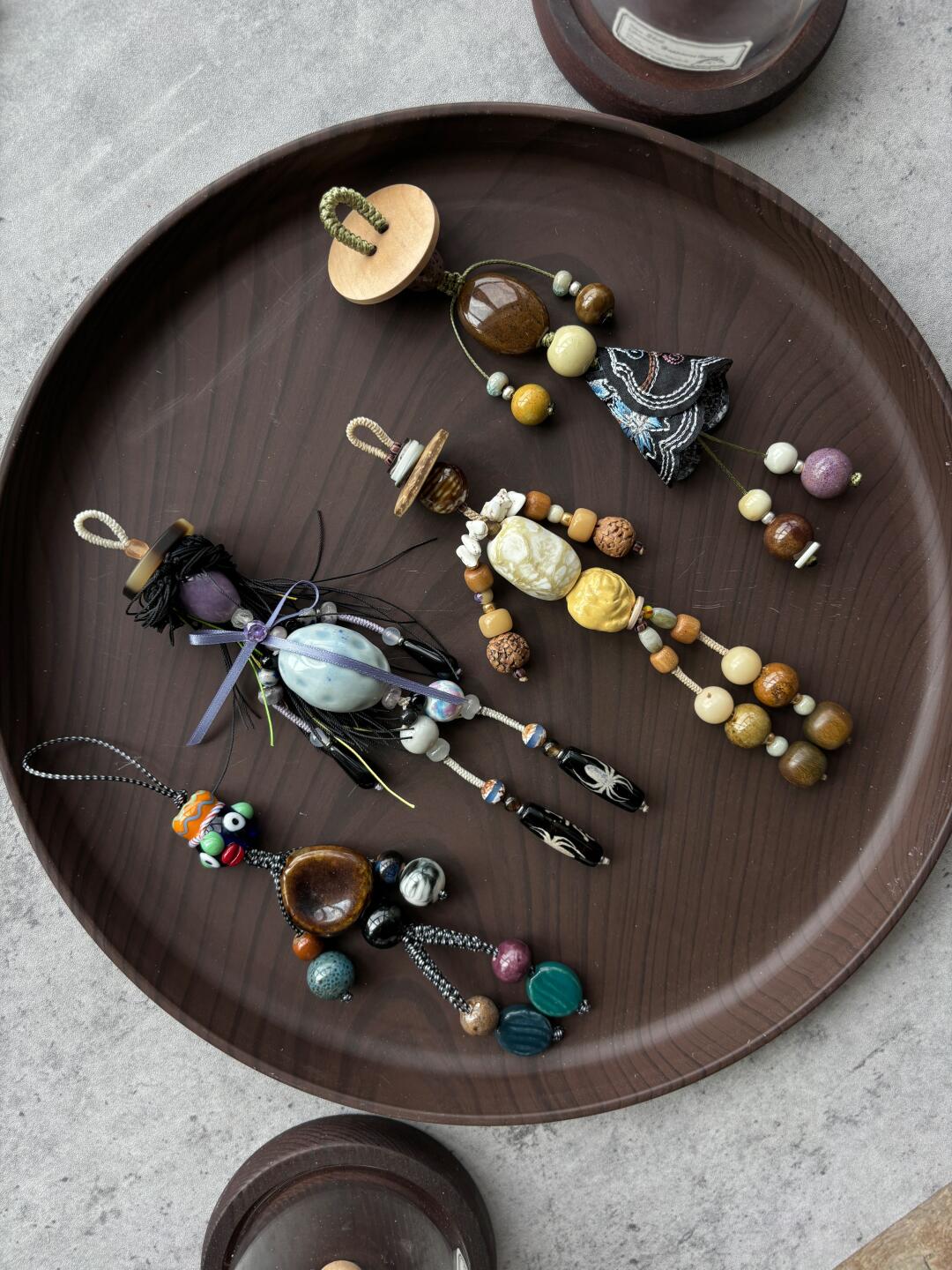 Handmade cute figure bag charms car charm decorating diy phone charms keychain