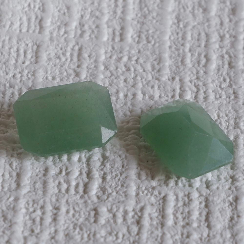 Natural stone faceted for jewelry making