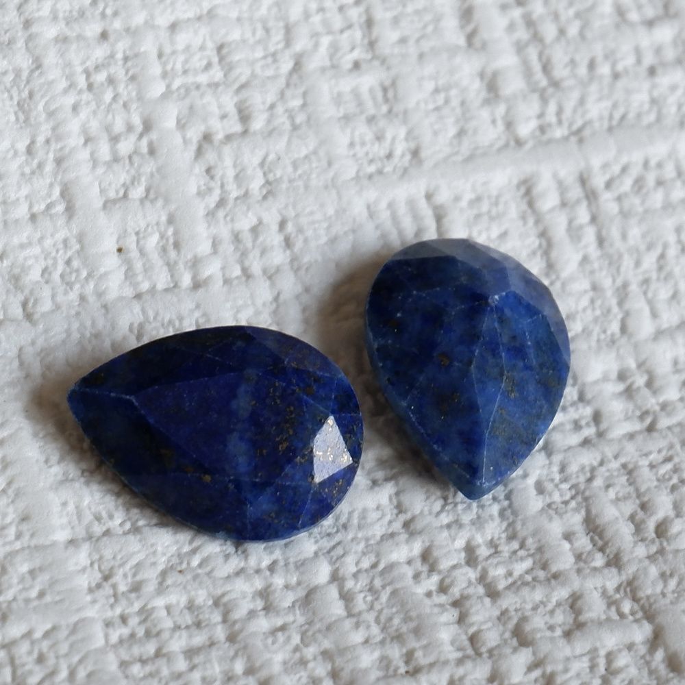 Natural stone faceted for jewelry making