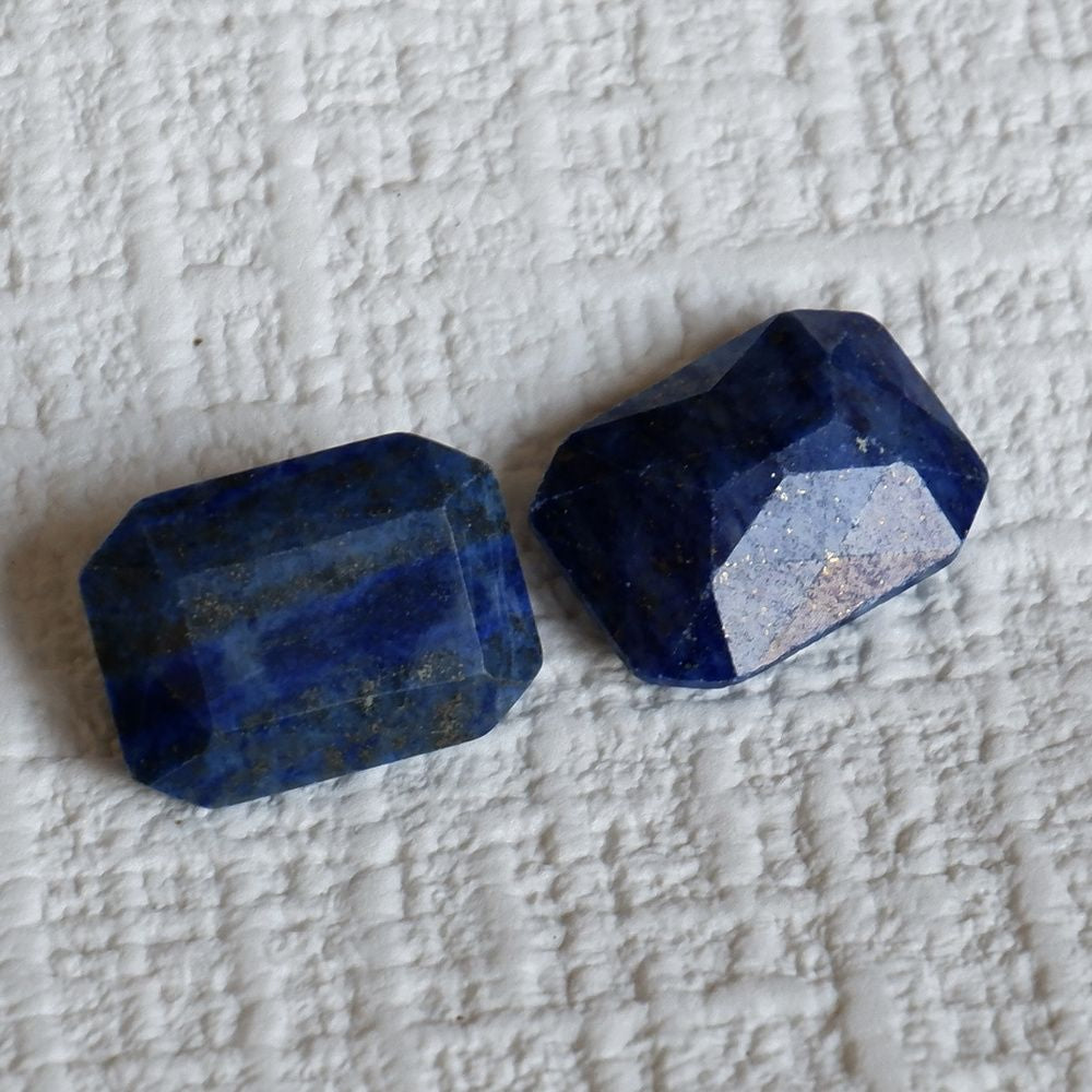 Natural stone faceted for jewelry making