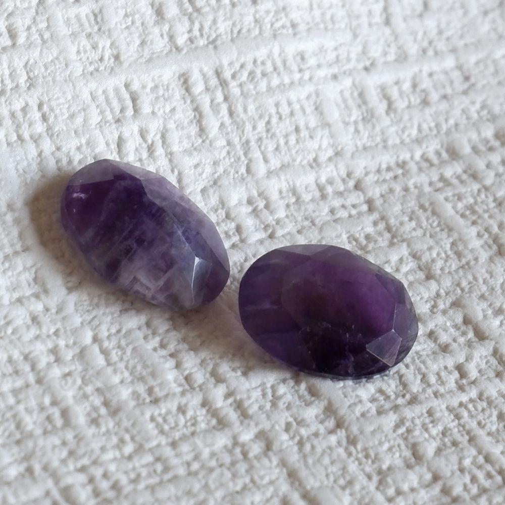 Natural stone faceted for jewelry making