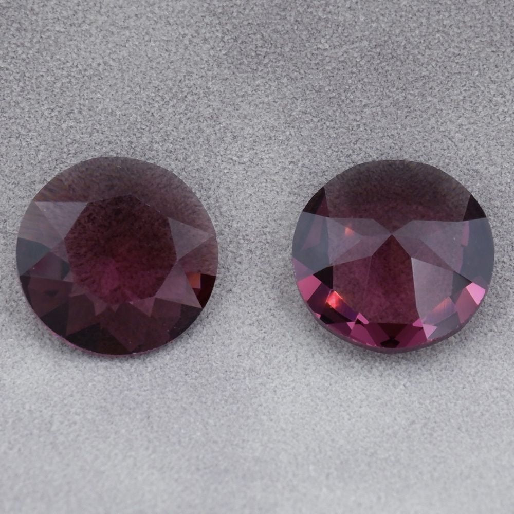 2pcs 14mm round faceted dongzhou diamond for shuttle tatting jewelry making