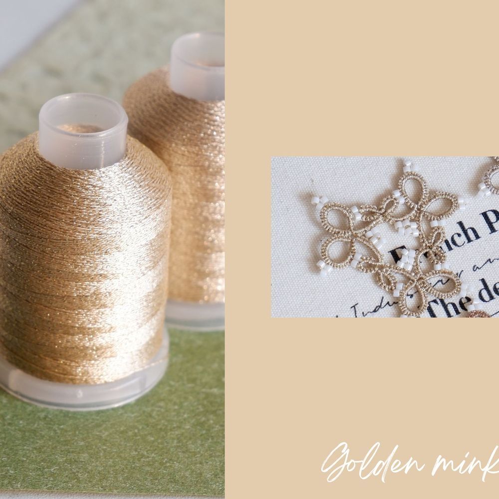 Polyester thread for shuttle tatting string for jewelry making 200m
