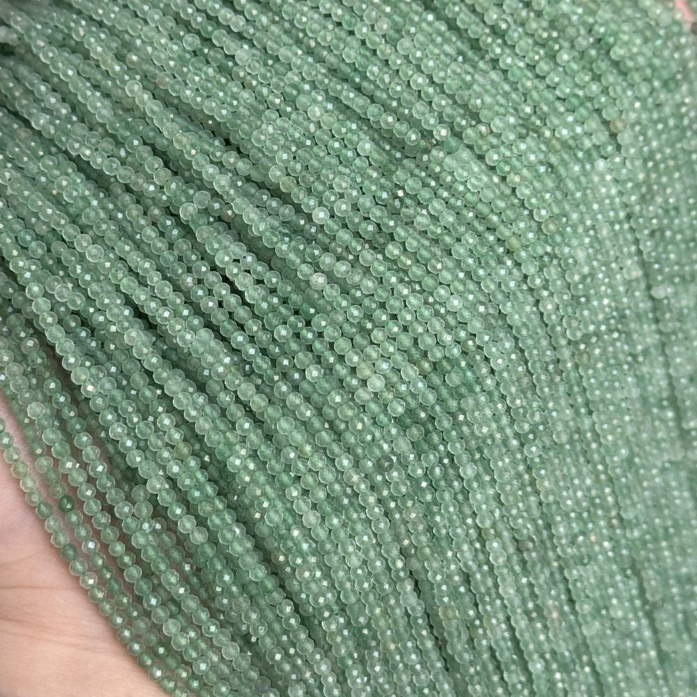 2mm natural stone round faceted beads for jewelry making 38cm/strand
