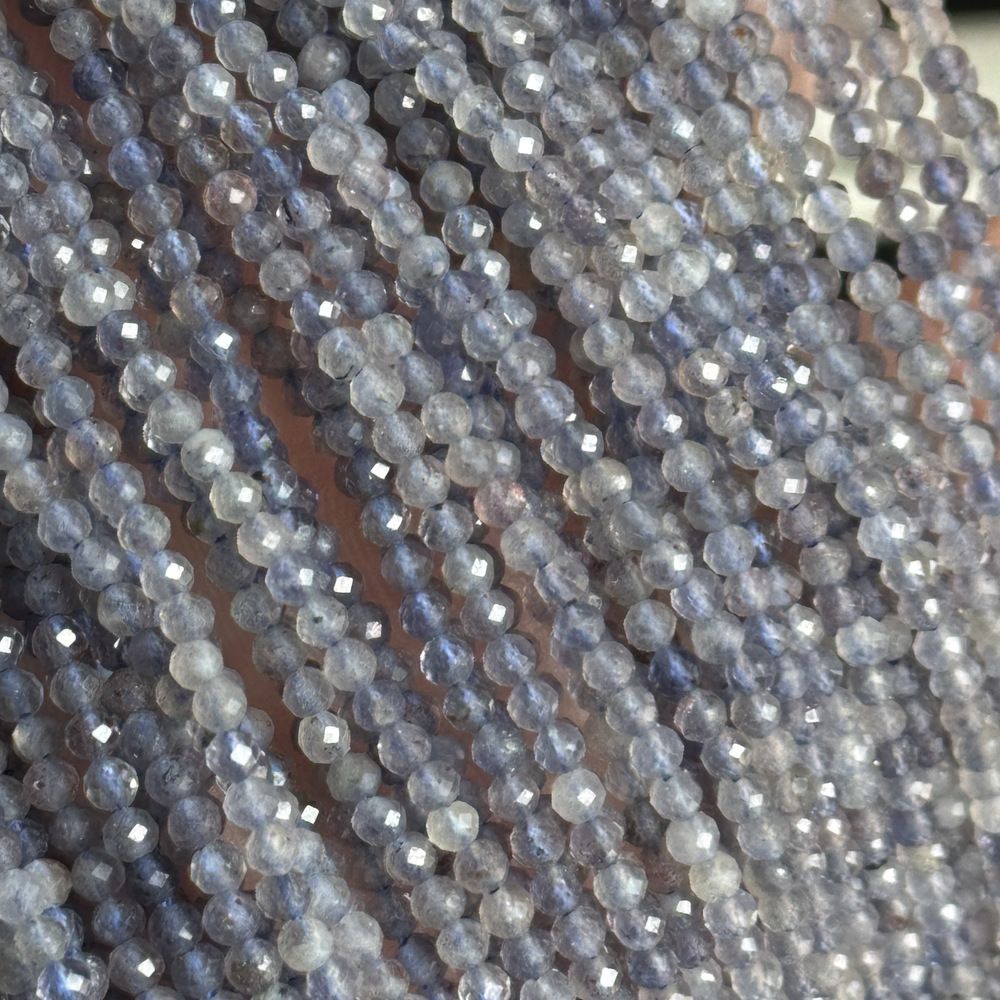 2mm natural stone round faceted beads for jewelry making 38cm/strand
