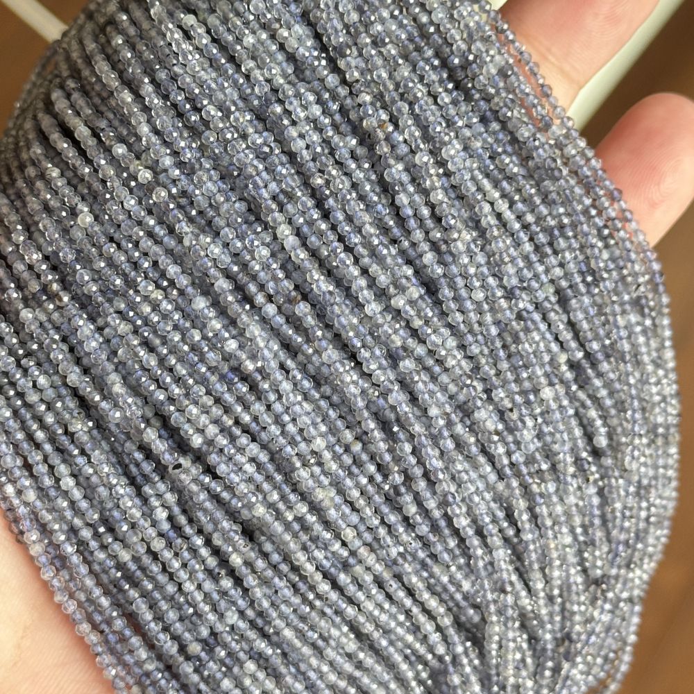 2mm natural stone round faceted beads for jewelry making 38cm/strand