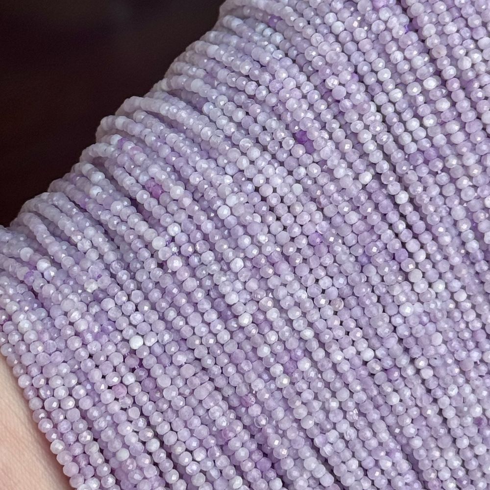 2mm natural stone round faceted beads for jewelry making 38cm/strand