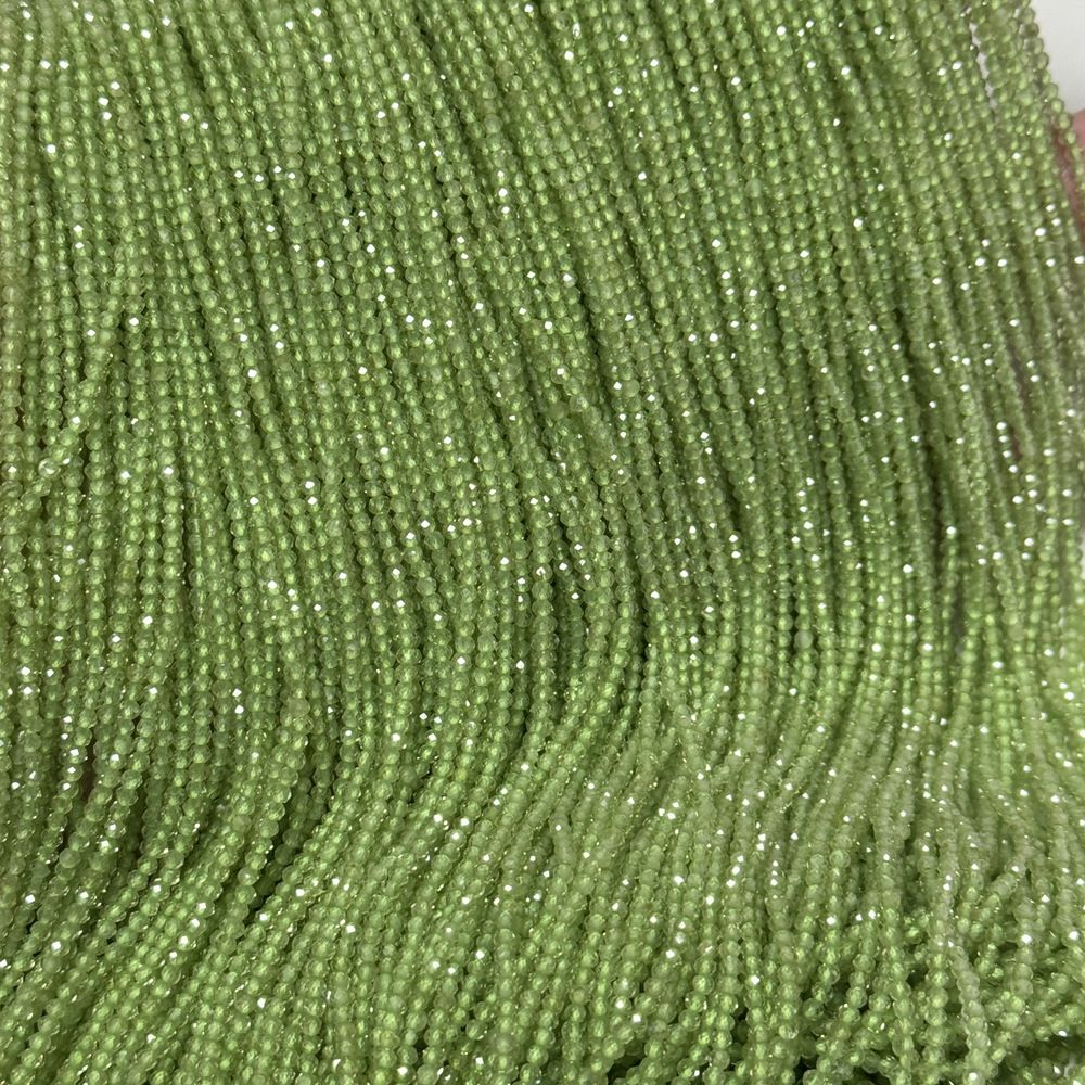 2mm natural stone round faceted beads for jewelry making 38cm/strand
