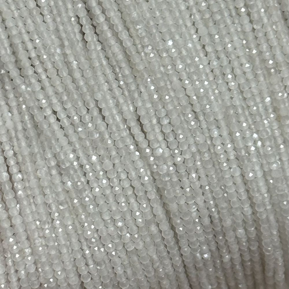 2mm natural stone round faceted beads for jewelry making 38cm/strand