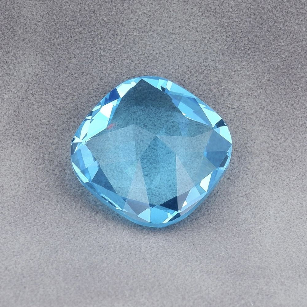 18mm dongzhou diamond square faceted gemstone for jewelry making