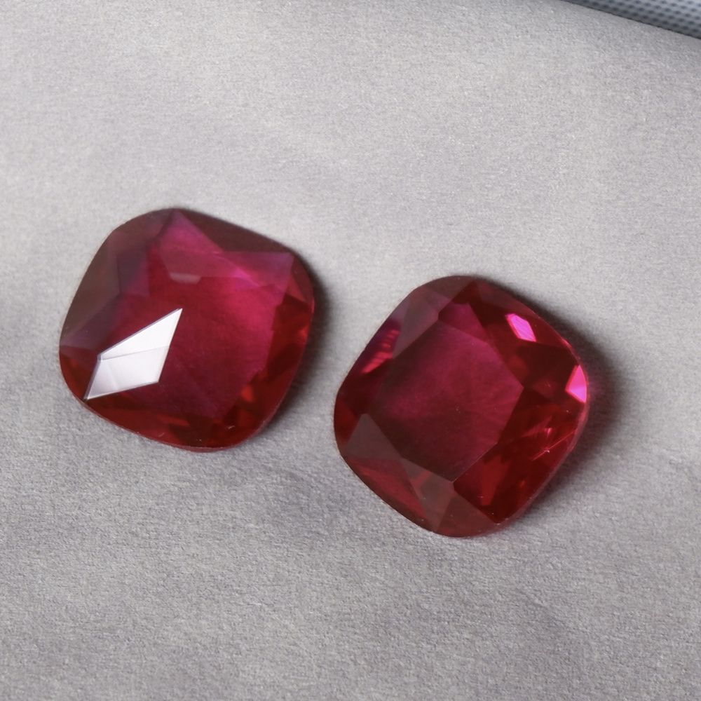 20mm dongzhou diamond square faceted gemstone for jewelry making