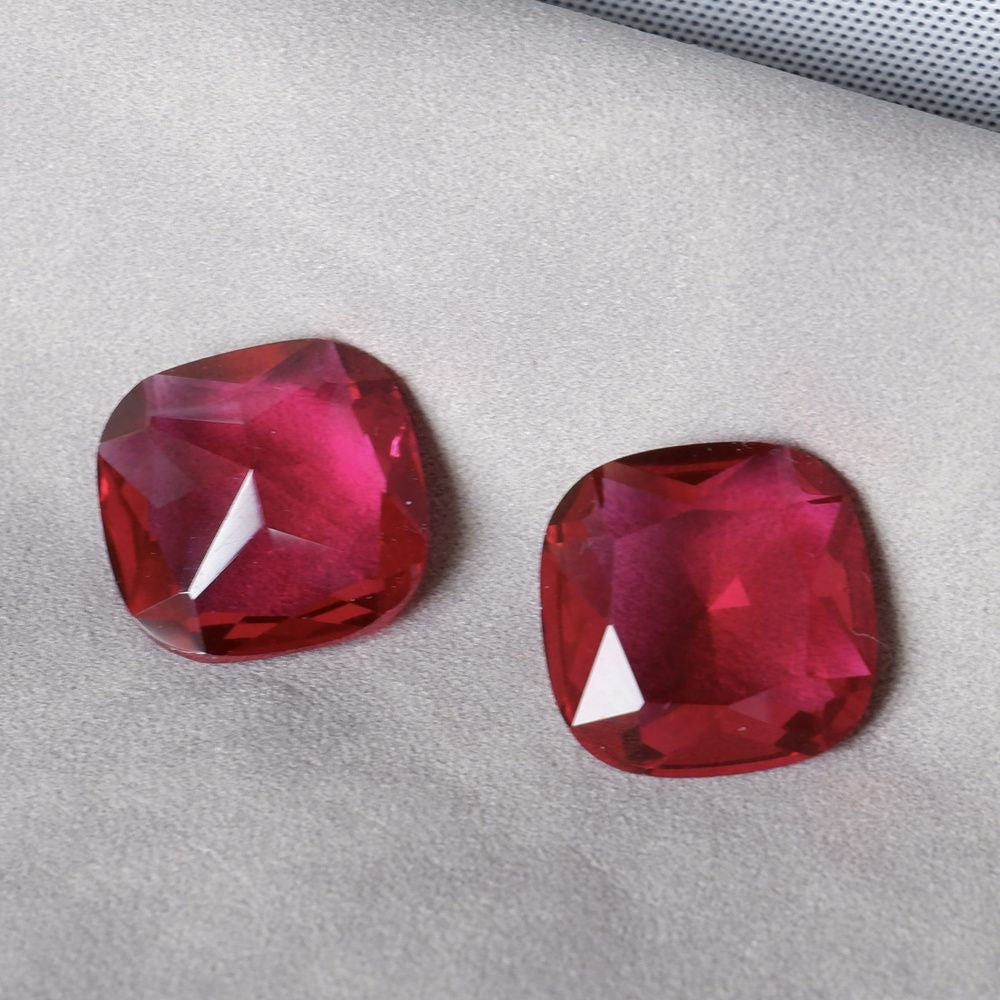 20mm dongzhou diamond square faceted gemstone for jewelry making