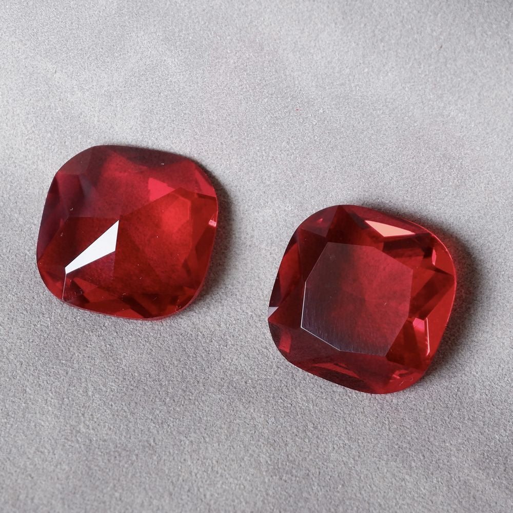 20mm dongzhou diamond square faceted gemstone for jewelry making