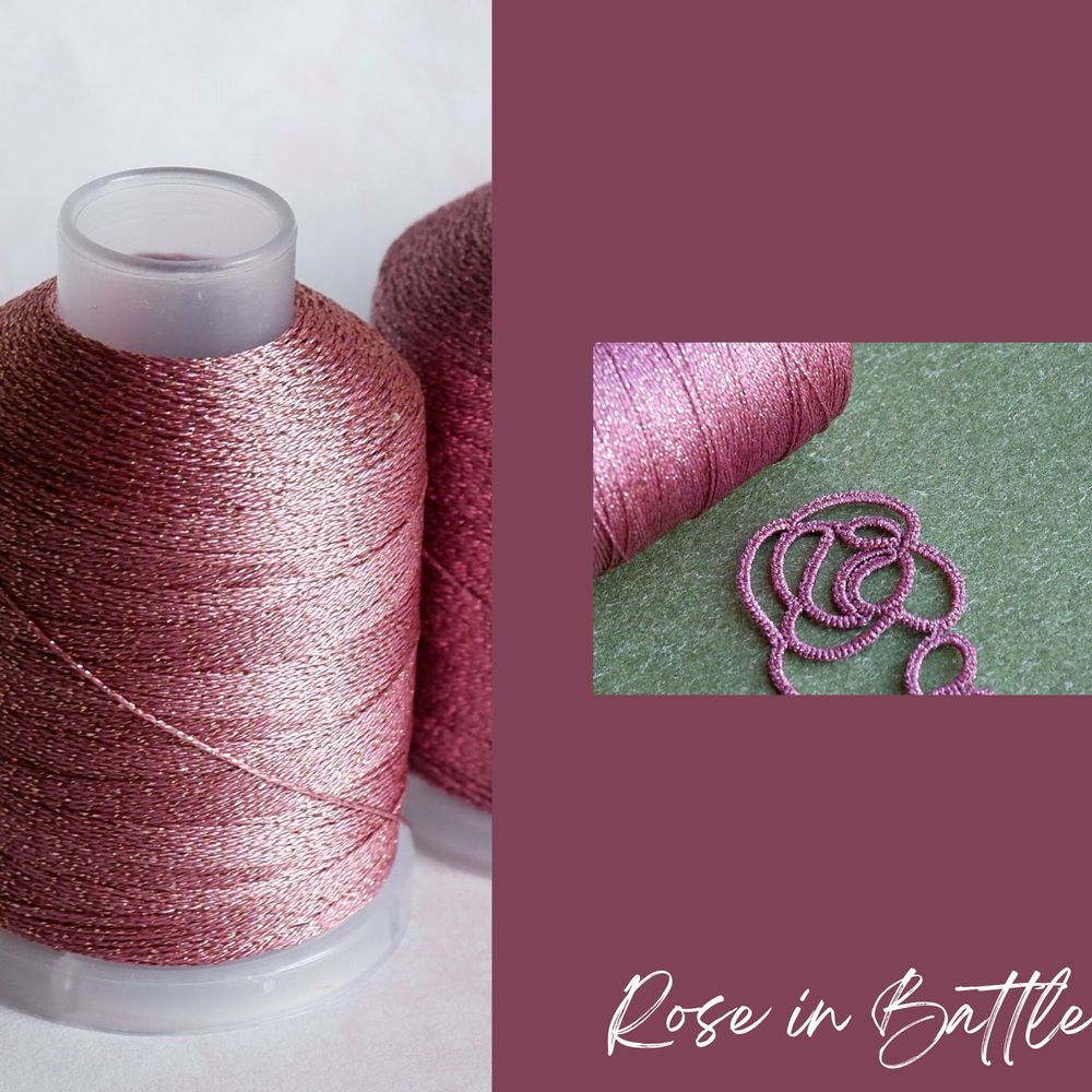 Polyester thread for shuttle tatting string for jewelry making 200m