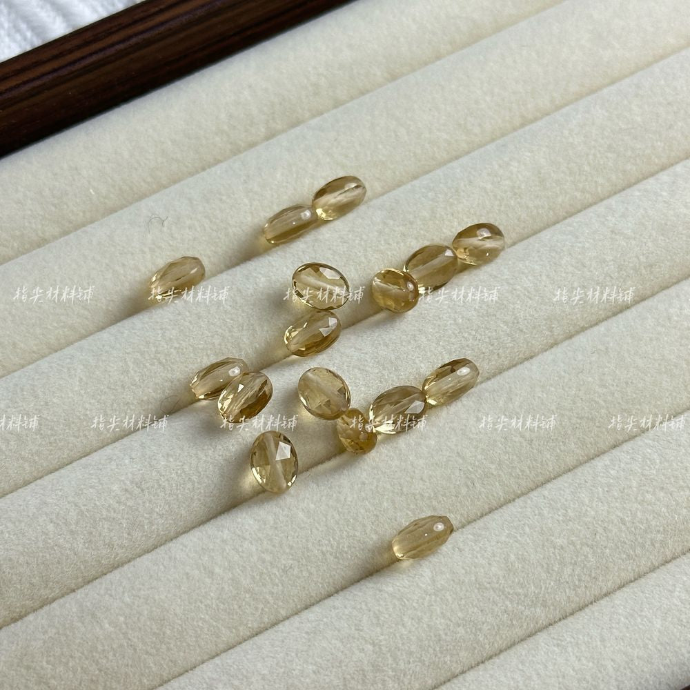 10pcs 6*8mm glass beads for jewelry making