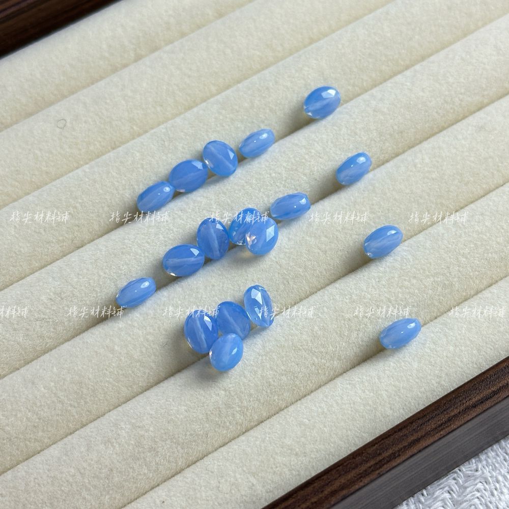 10pcs 6*8mm glass beads for jewelry making
