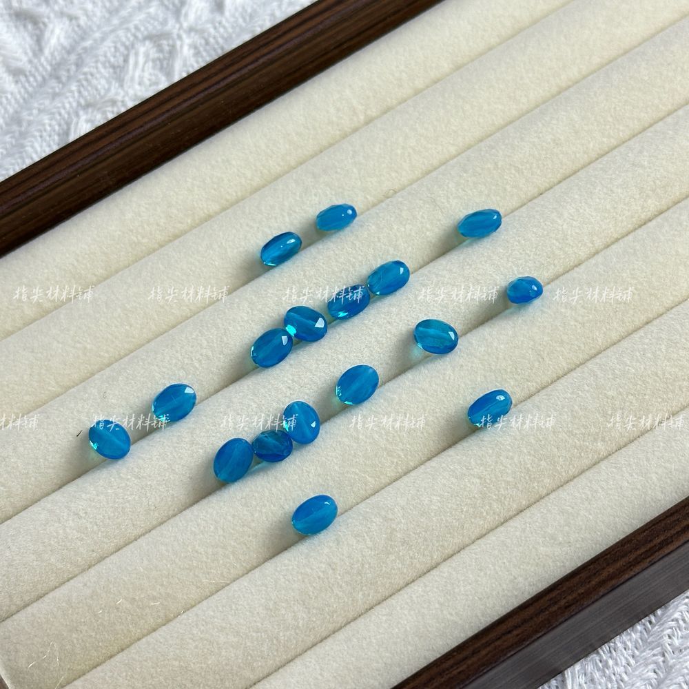 10pcs 6*8mm glass beads for jewelry making