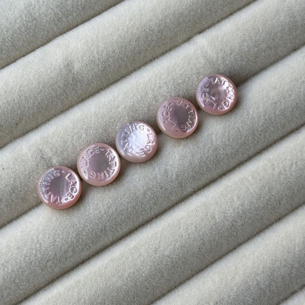 3pcs 10mm White butterfly shell buttons for diy jewelry making