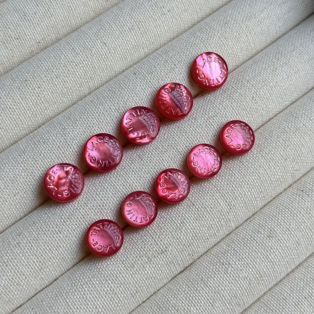 3pcs 10mm White butterfly shell buttons for diy jewelry making