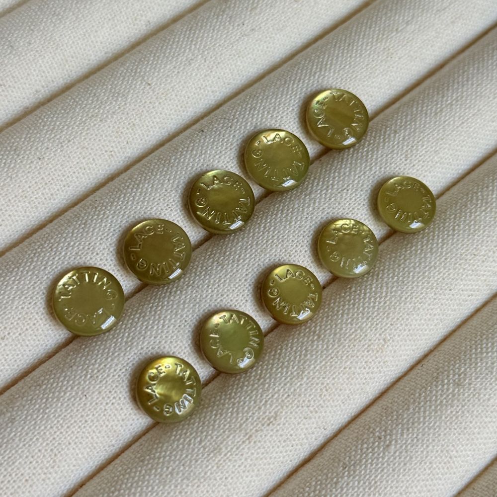 3pcs 10mm White butterfly shell buttons for diy jewelry making