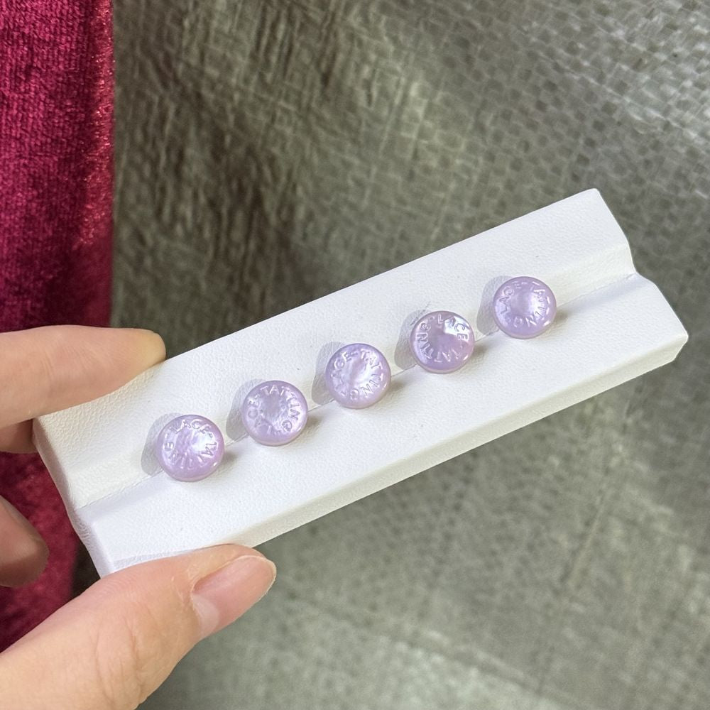 3pcs 10mm White butterfly shell buttons for diy jewelry making