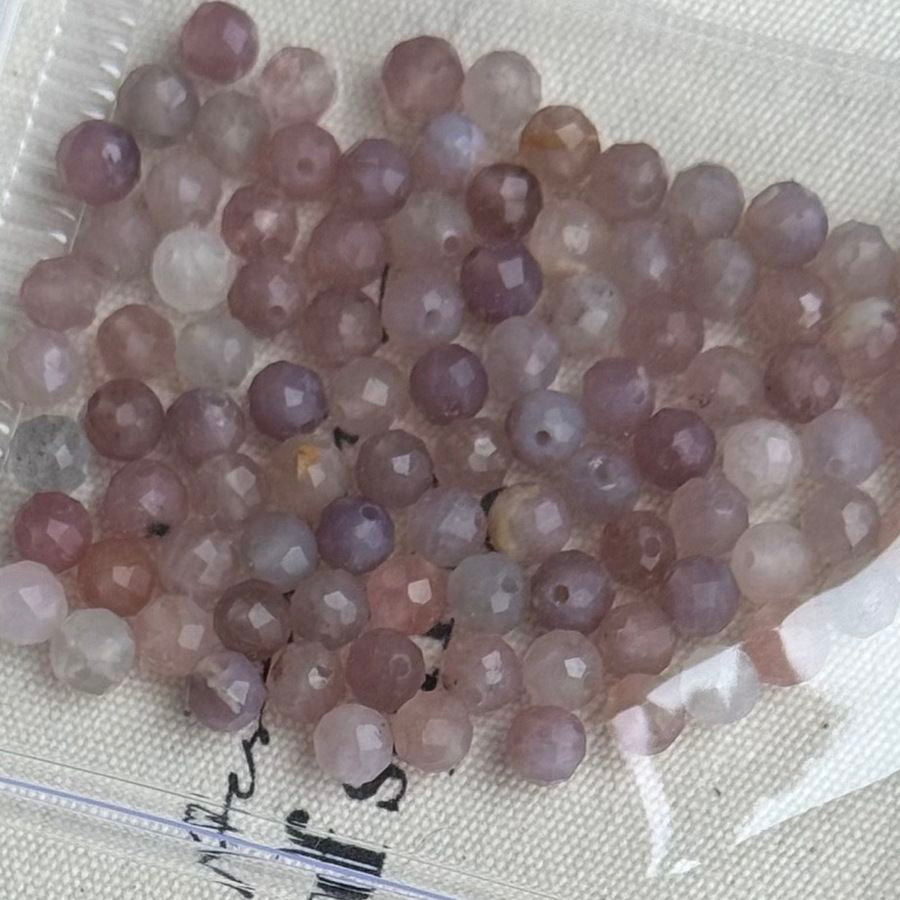 4-4.5mm natural stone beads faceted gemstone beads for diy jewelry making 38cm/strand