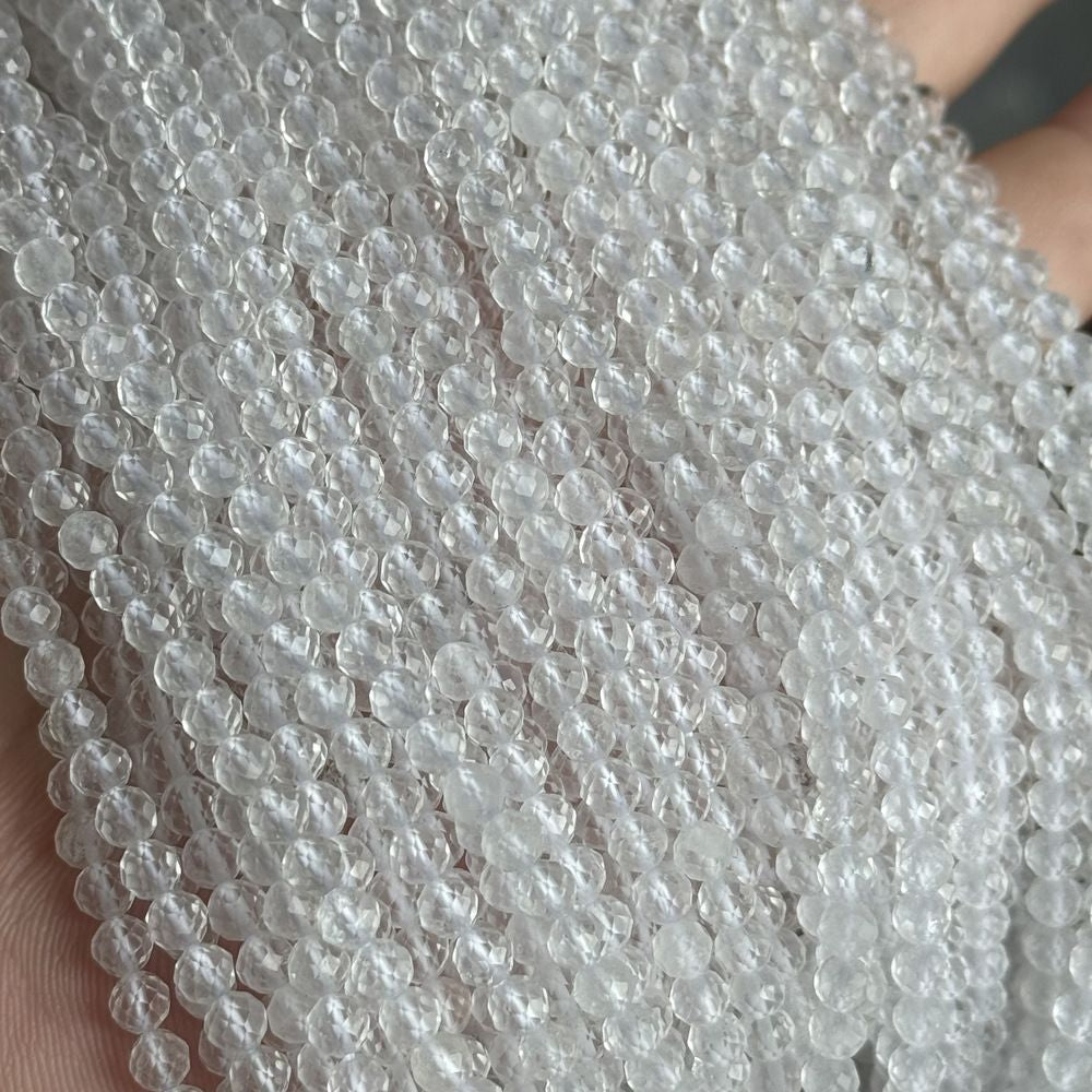 4-4.5mm natural stone beads faceted gemstone beads for diy jewelry making 38cm/strand