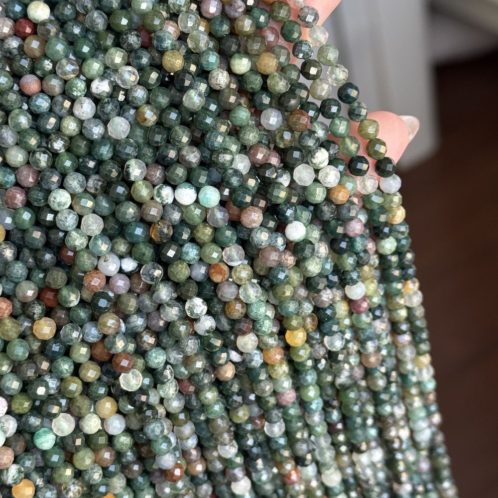 4-4.5mm natural stone beads faceted gemstone beads for diy jewelry making 38cm/strand