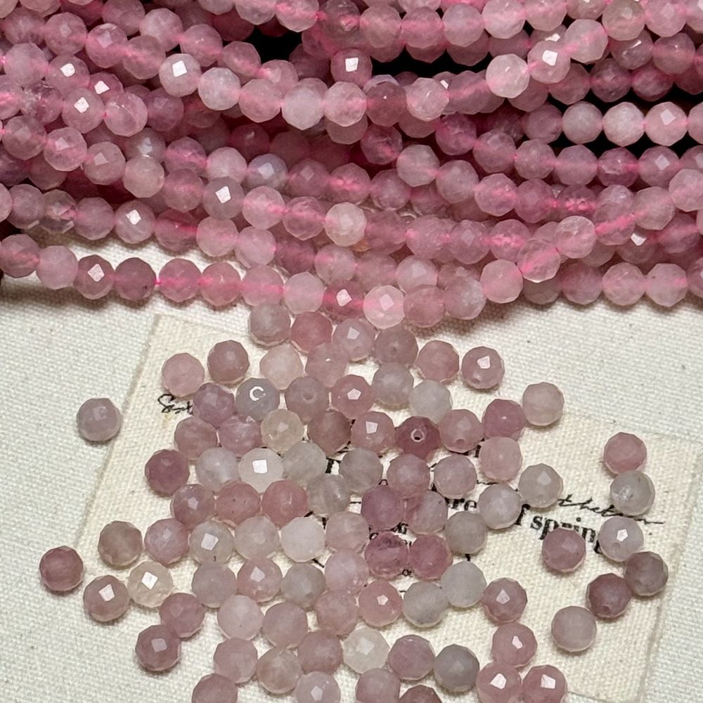 4-4.5mm natural stone beads faceted gemstone beads for diy jewelry making 38cm/strand