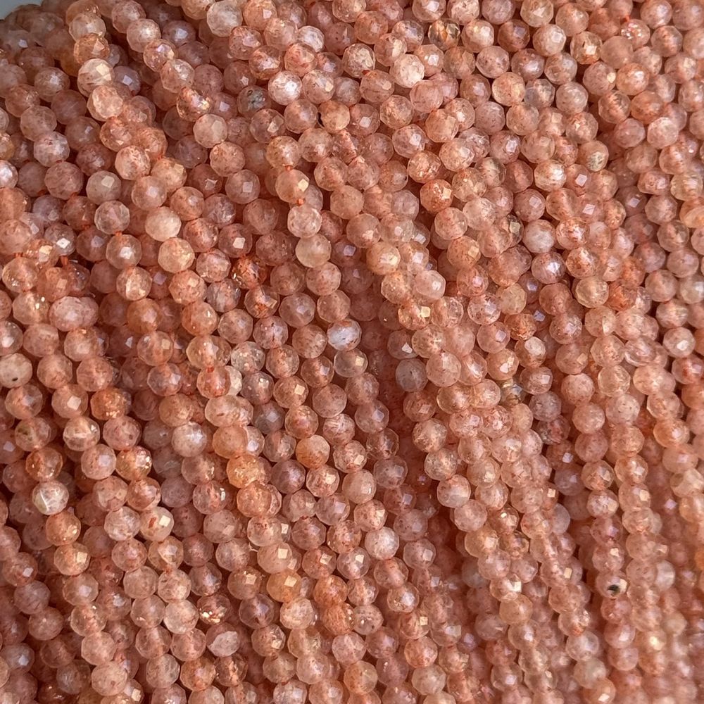 3mm natural stone beads round faceted gemstone beads 39cm/strand