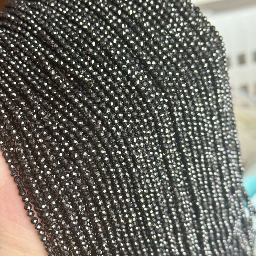 3mm natural stone beads round faceted gemstone beads 39cm/strand