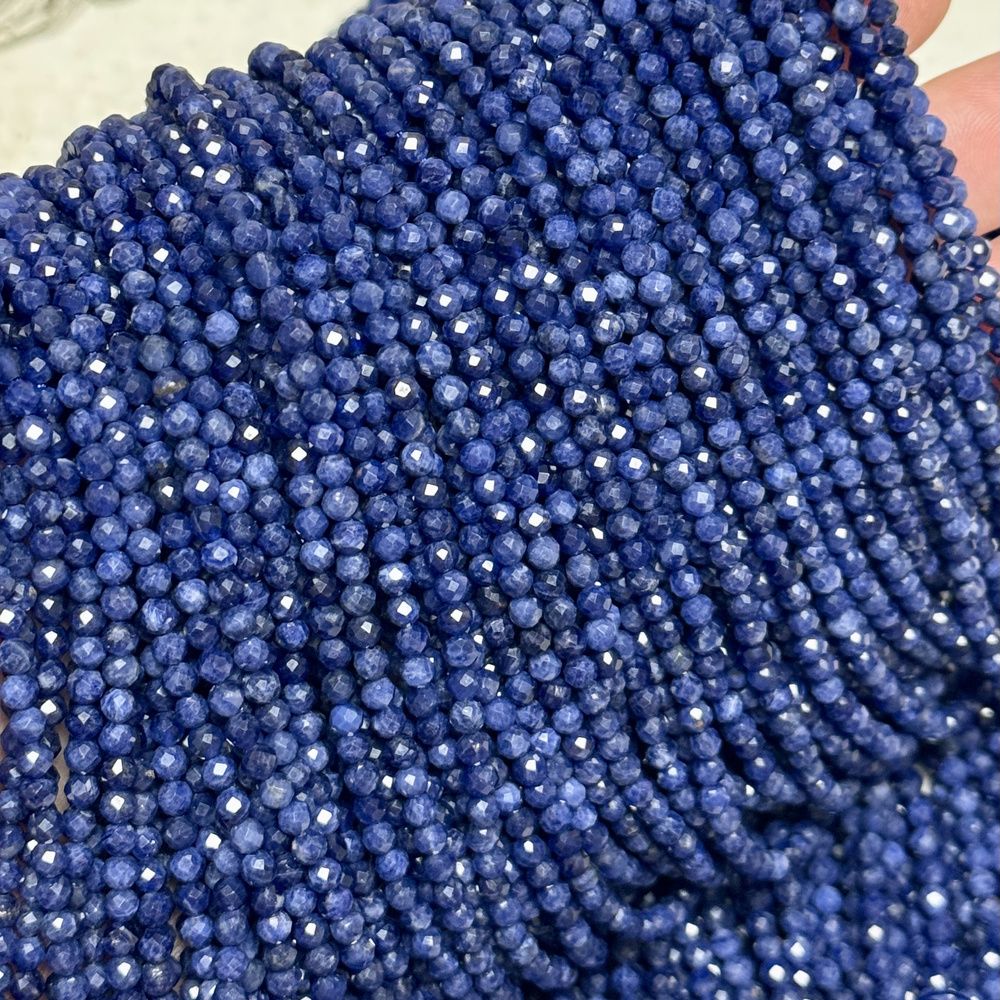 3mm natural stone beads round faceted gemstone beads 39cm/strand