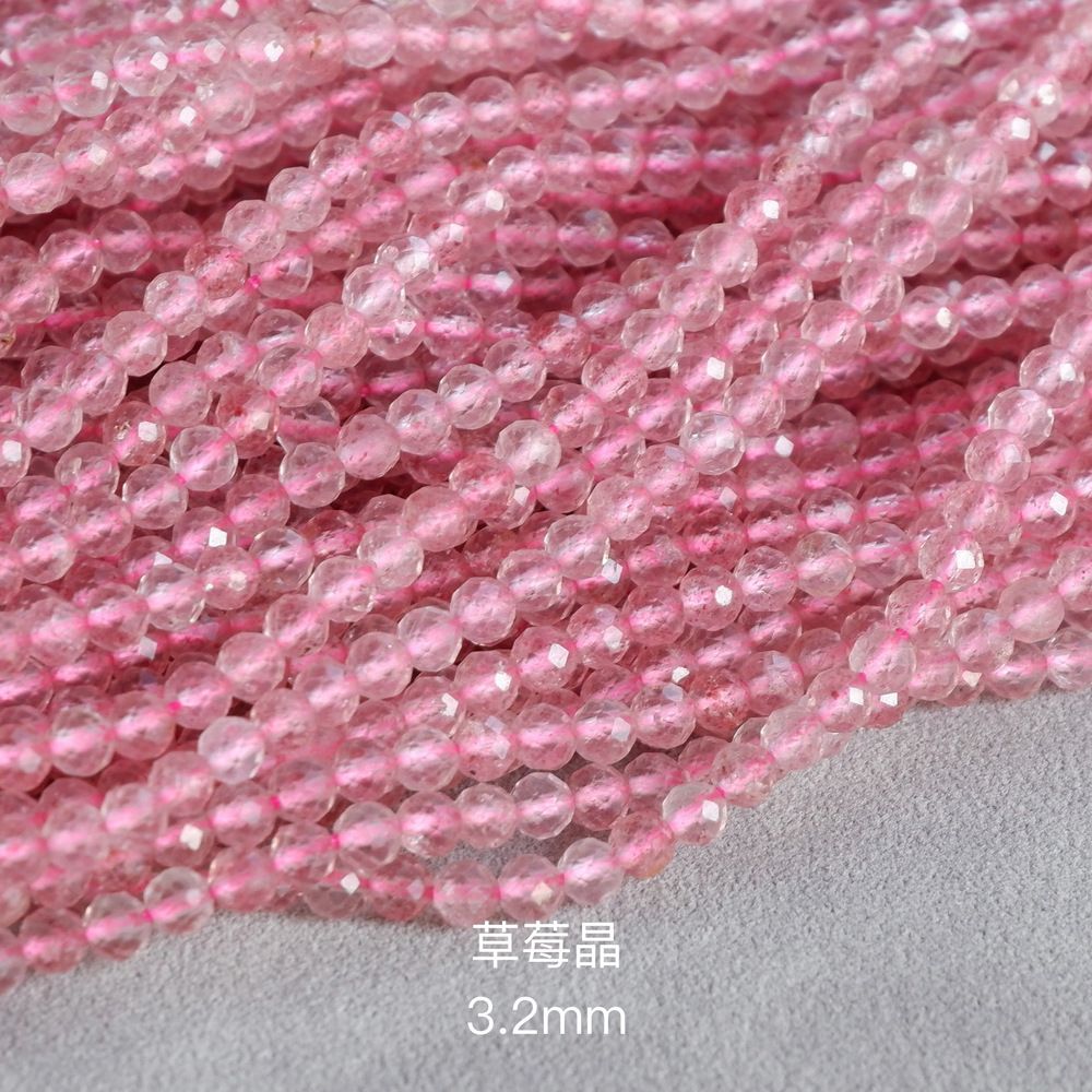 3mm natural stone beads round faceted gemstone beads 39cm/strand