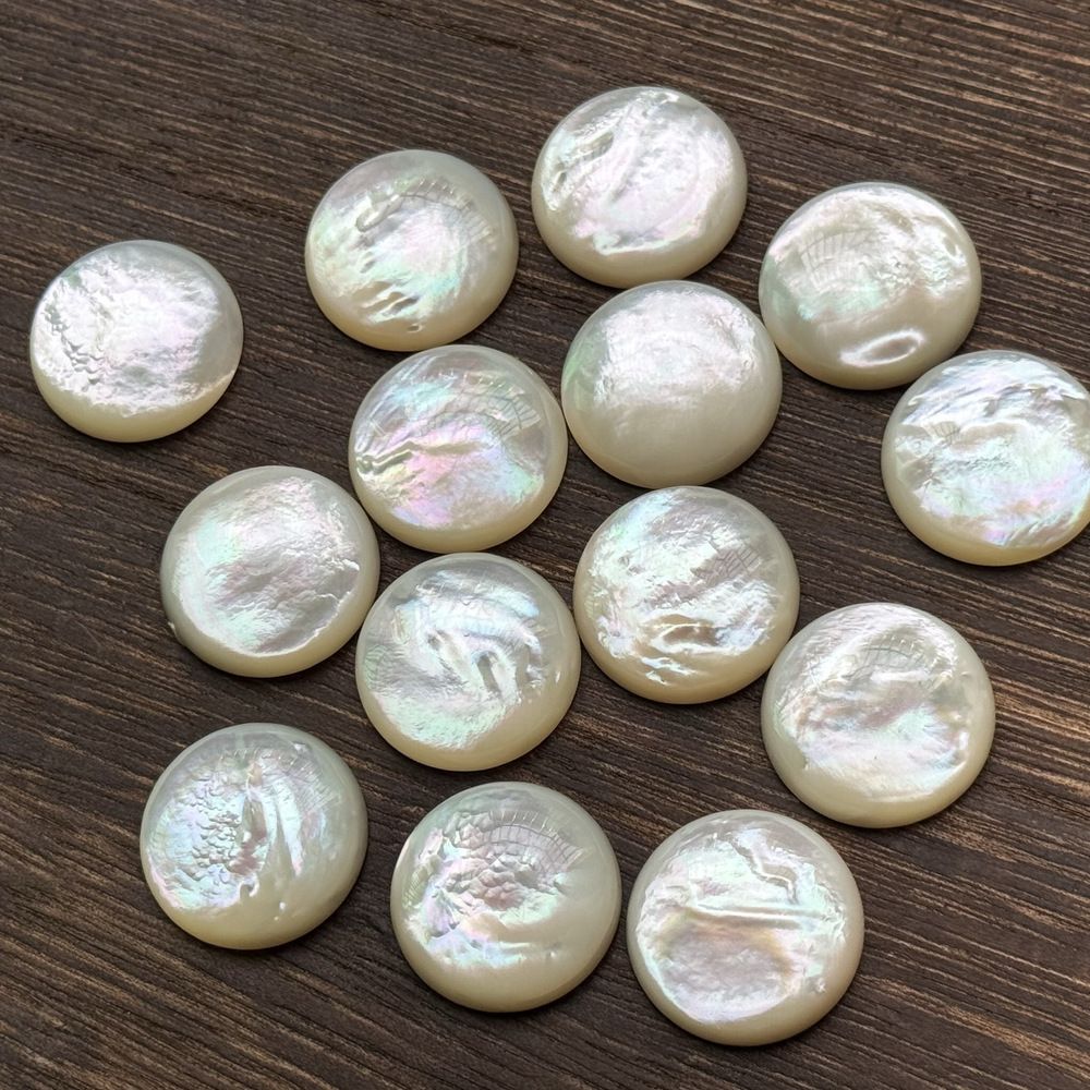 White butterfly shell for jewelry making