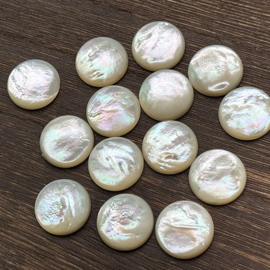 White butterfly shell for jewelry making