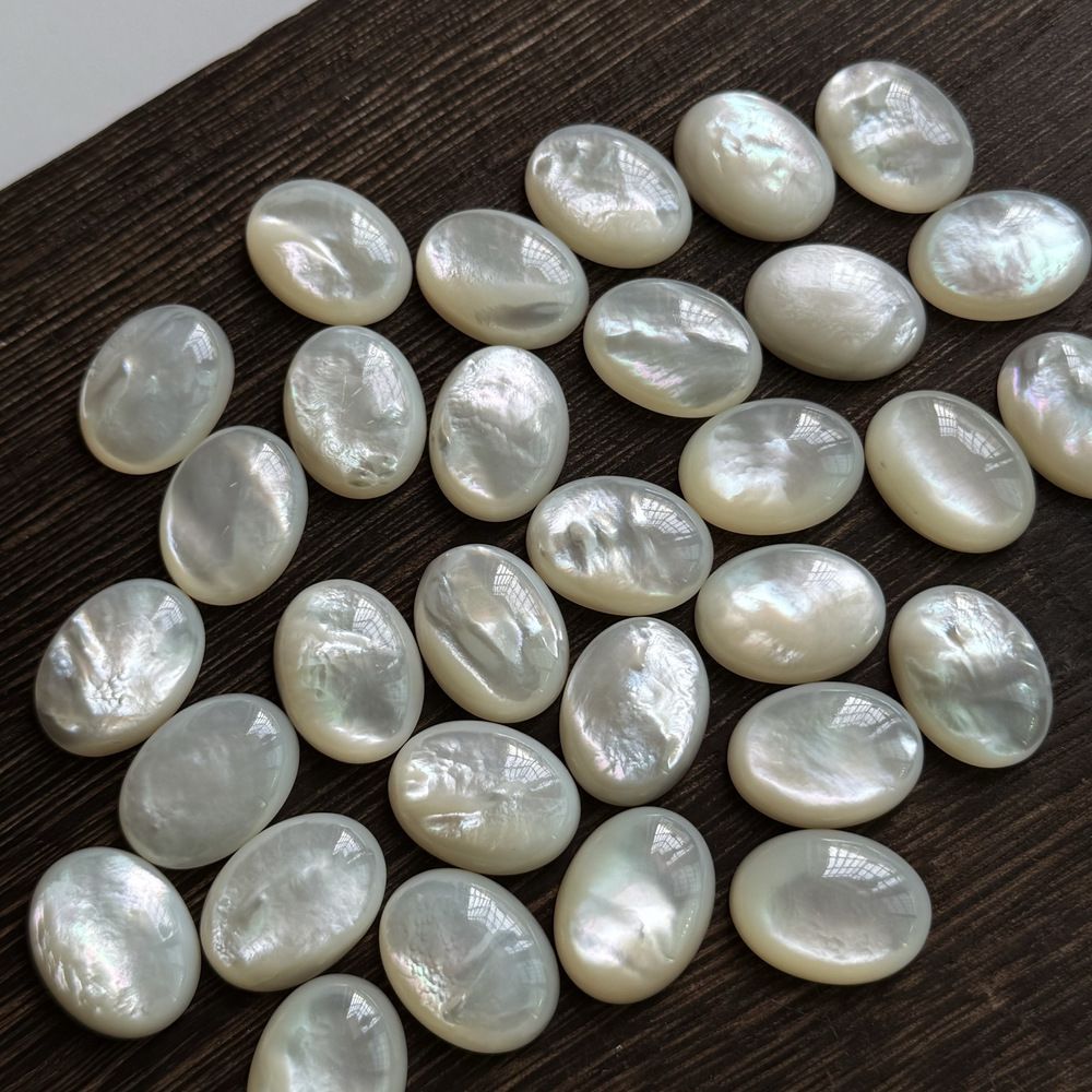 White butterfly shell for jewelry making