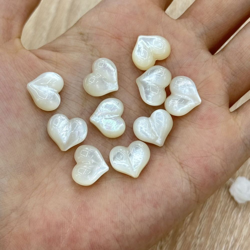 White butterfly shell for jewelry making