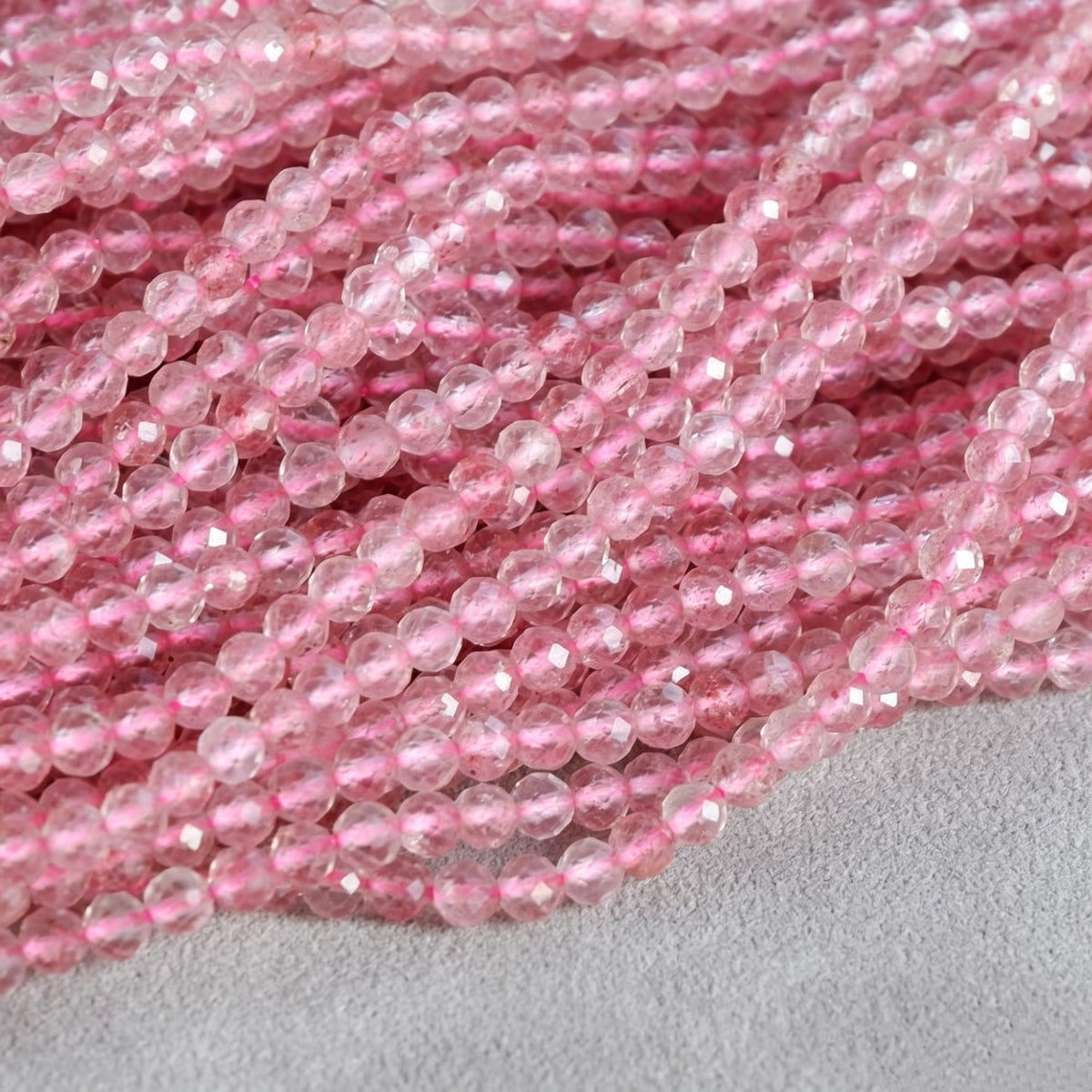 3mm natural stone beads round faceted gemstone beads 38cm/strand