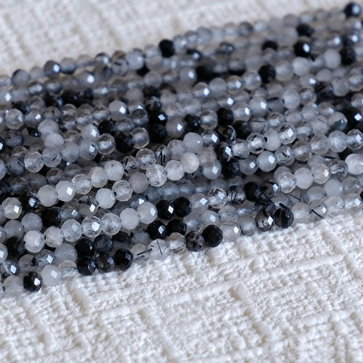 3mm natural stone beads round faceted gemstone beads 38cm/strand