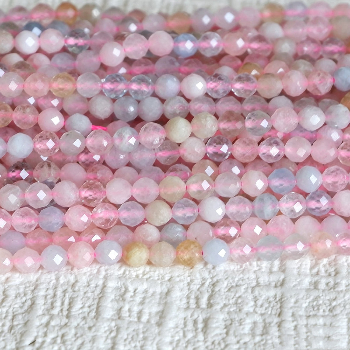 4-4.5mm natural stone beads faceted gemstone beads for diy jewelry making 38cm/strand